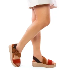 Espadrilles Eva Frutos 5318 Marron Multi