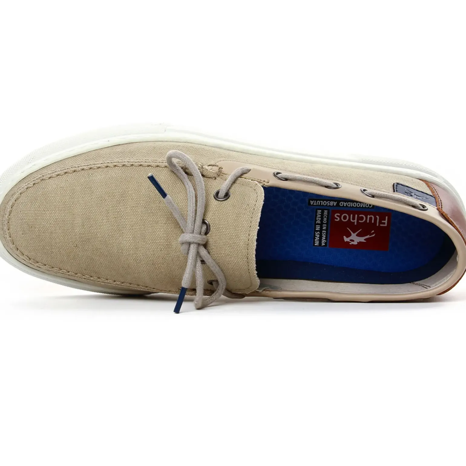 Mocassins Bateaux Fluchos F1416 Lona Taupe