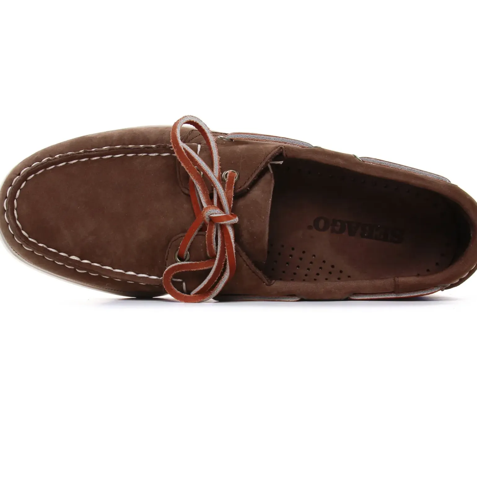 Mocassins Bateaux Sebago Docksides Nbk Dark Brown