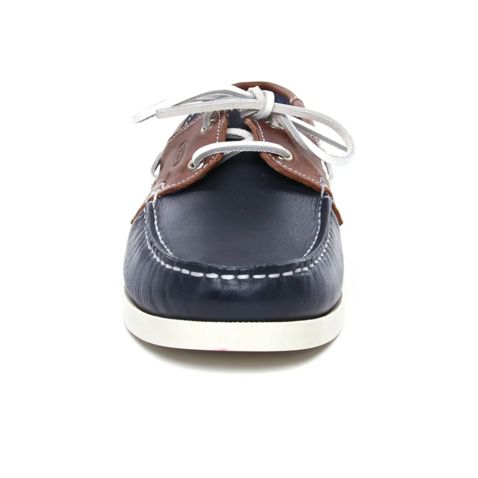 Mocassins Bateaux Yann Bolligen 1421 Marine Marron