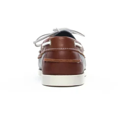 Mocassins Bateaux Yann Bolligen 1421 Marine Marron