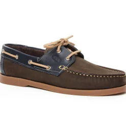 Mocassins Bateaux Yann Bolligen 1421 Nubuck Marron