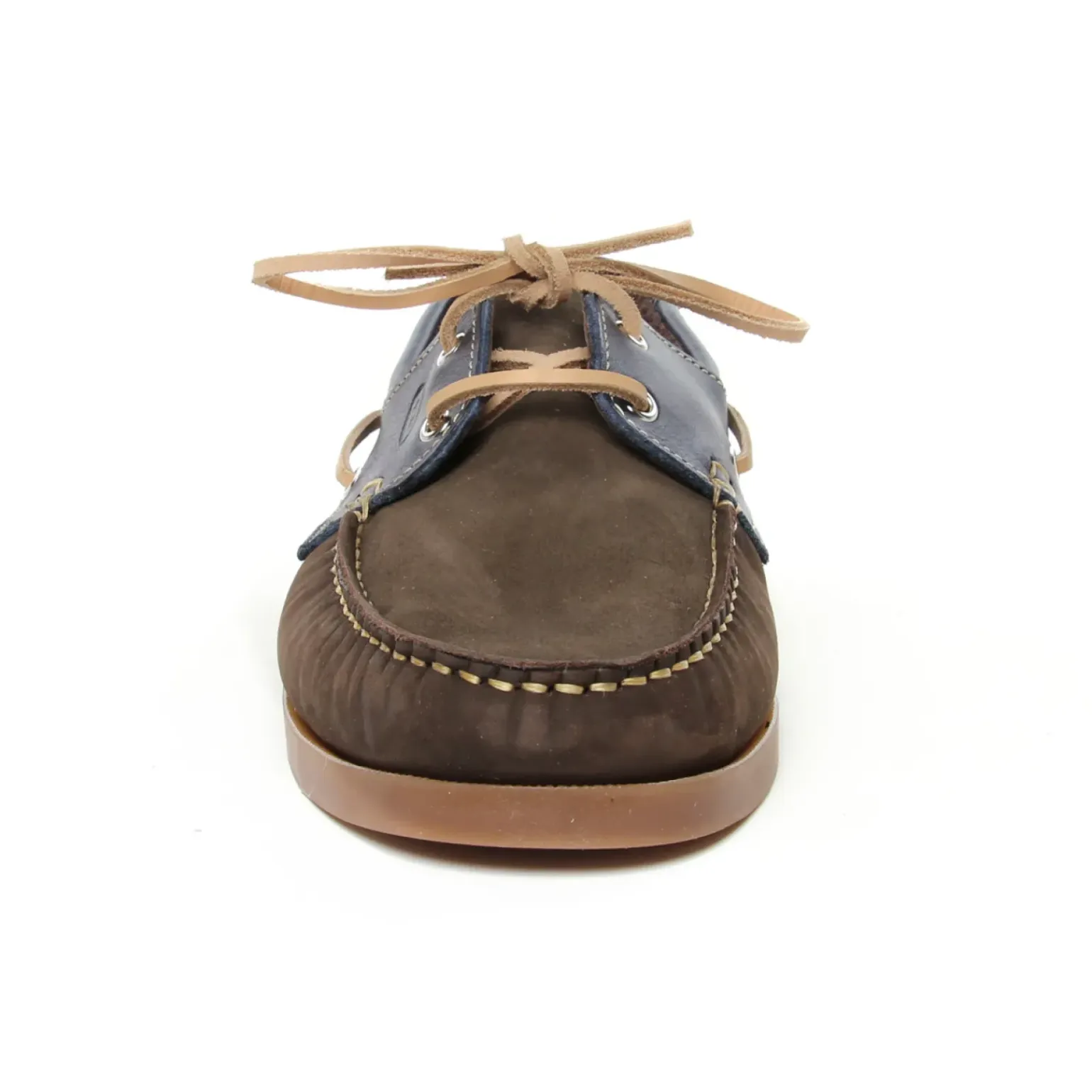 Mocassins Bateaux Yann Bolligen 1421 Nubuck Marron