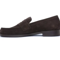 Mocassins Brett Sons James V Velours Marine