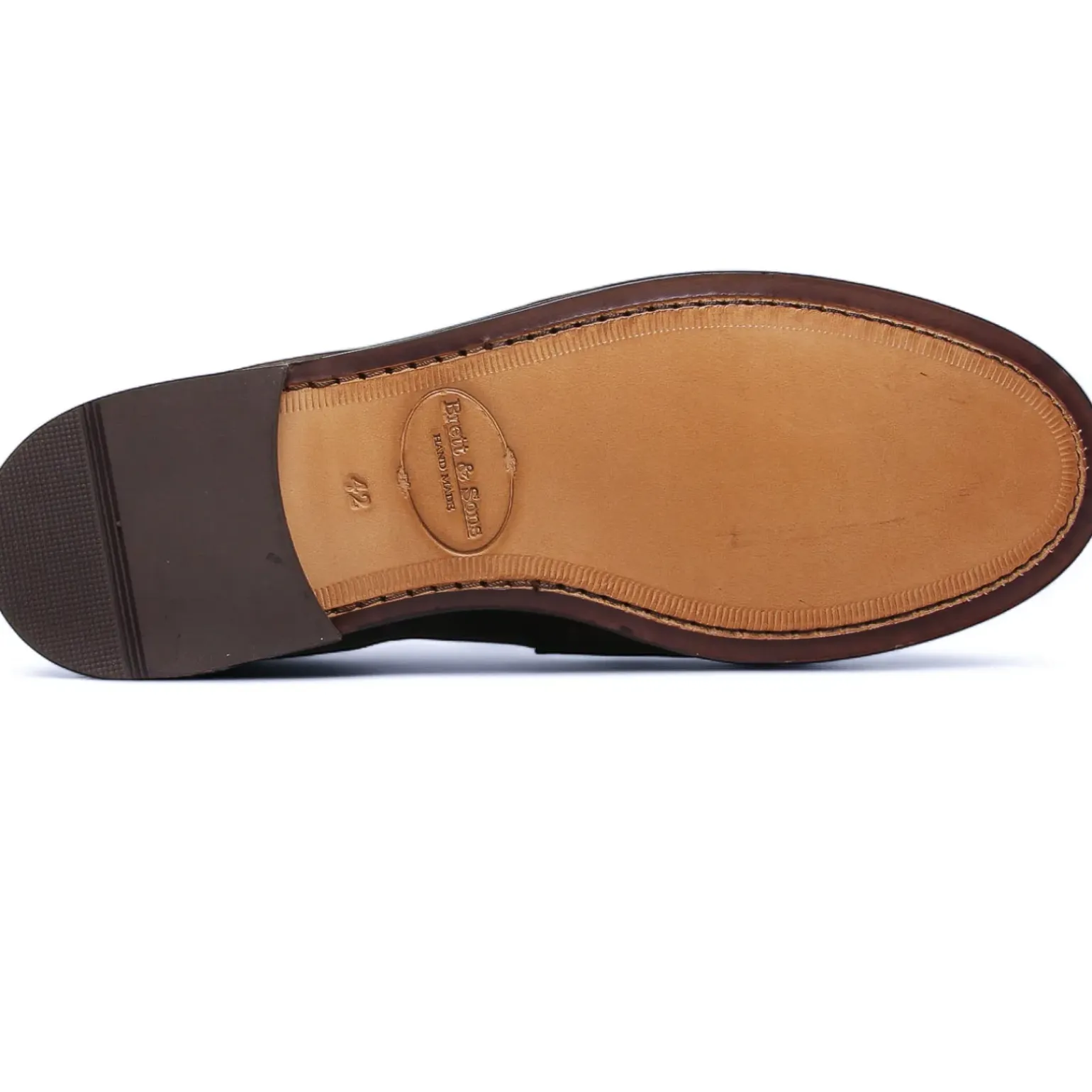 Mocassins Brett Sons James V Velours Marine