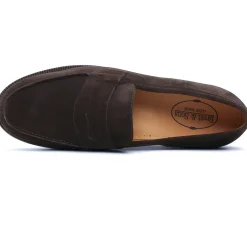 Mocassins Brett Sons James V Velours Marron