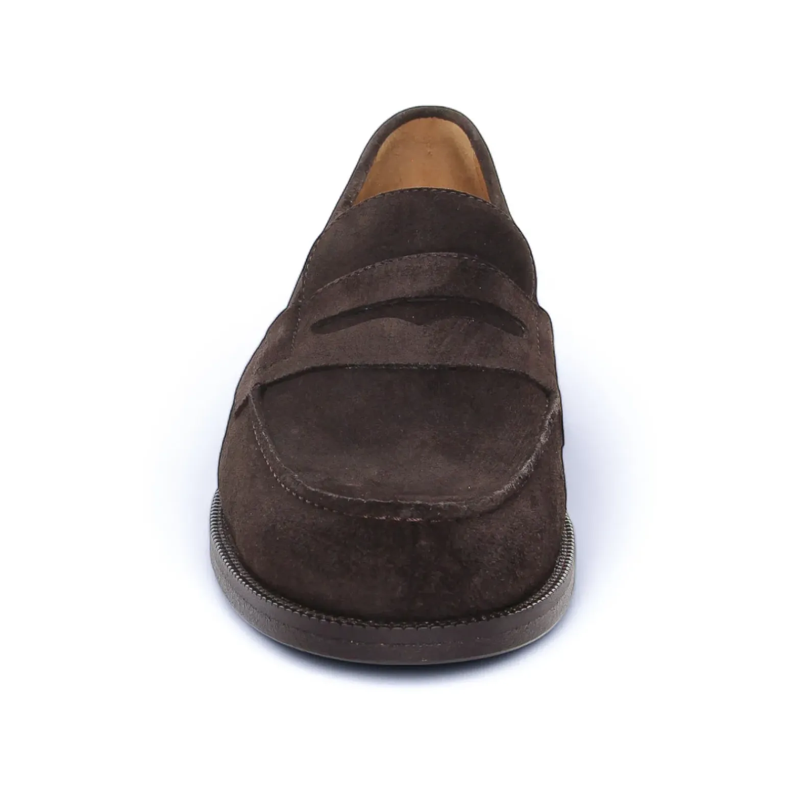 Mocassins Brett Sons James V Velours Marron