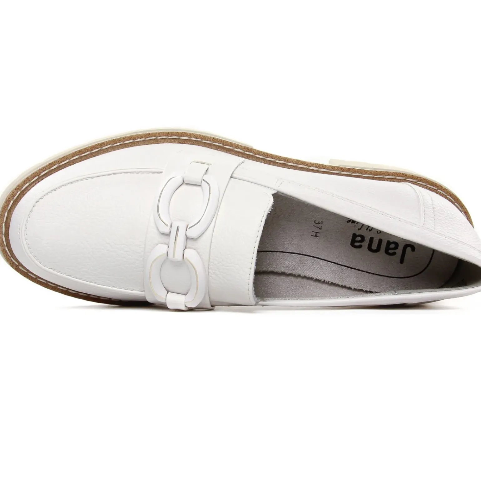 Mocassins Confort Jana 24763 White