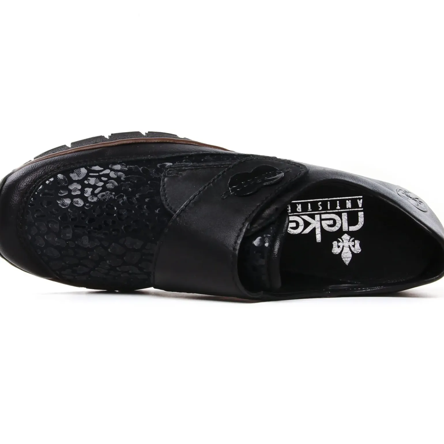 Mocassins Confort Rieker 537C0-00 Schwarz