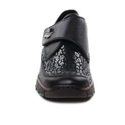Mocassins Confort Rieker 537C0-00 Schwarz