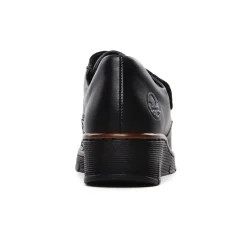 Mocassins Confort Rieker 537C0-00 Schwarz