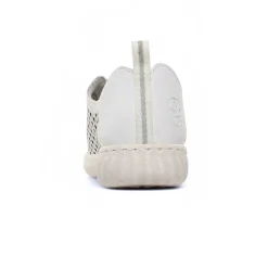 Mocassins Confort Rieker N0965-80 Weiss