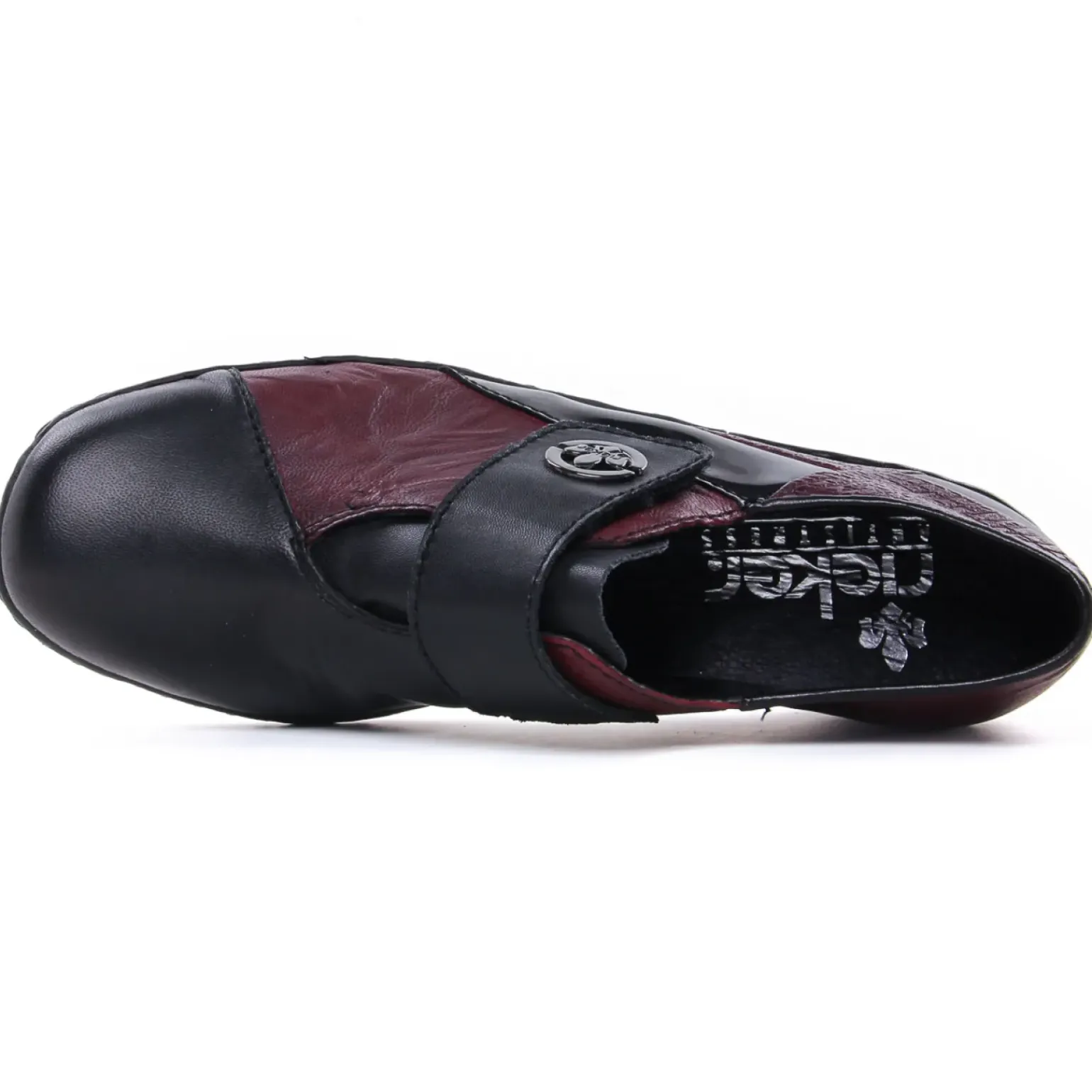 Mocassins Confort Rieker 47161-00 Schwarz-Chianti