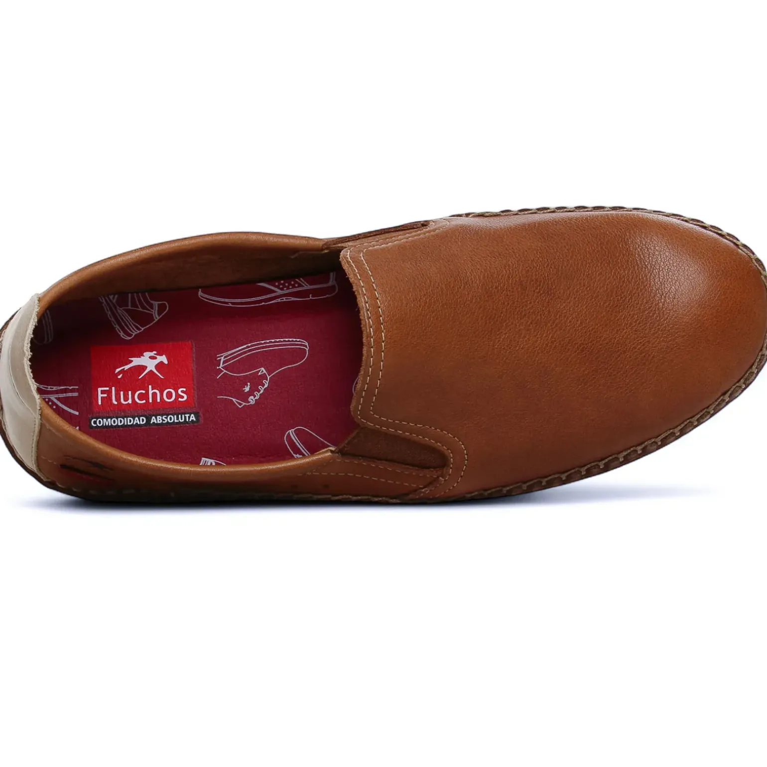 Mocassins Fluchos F1174 Cuero
