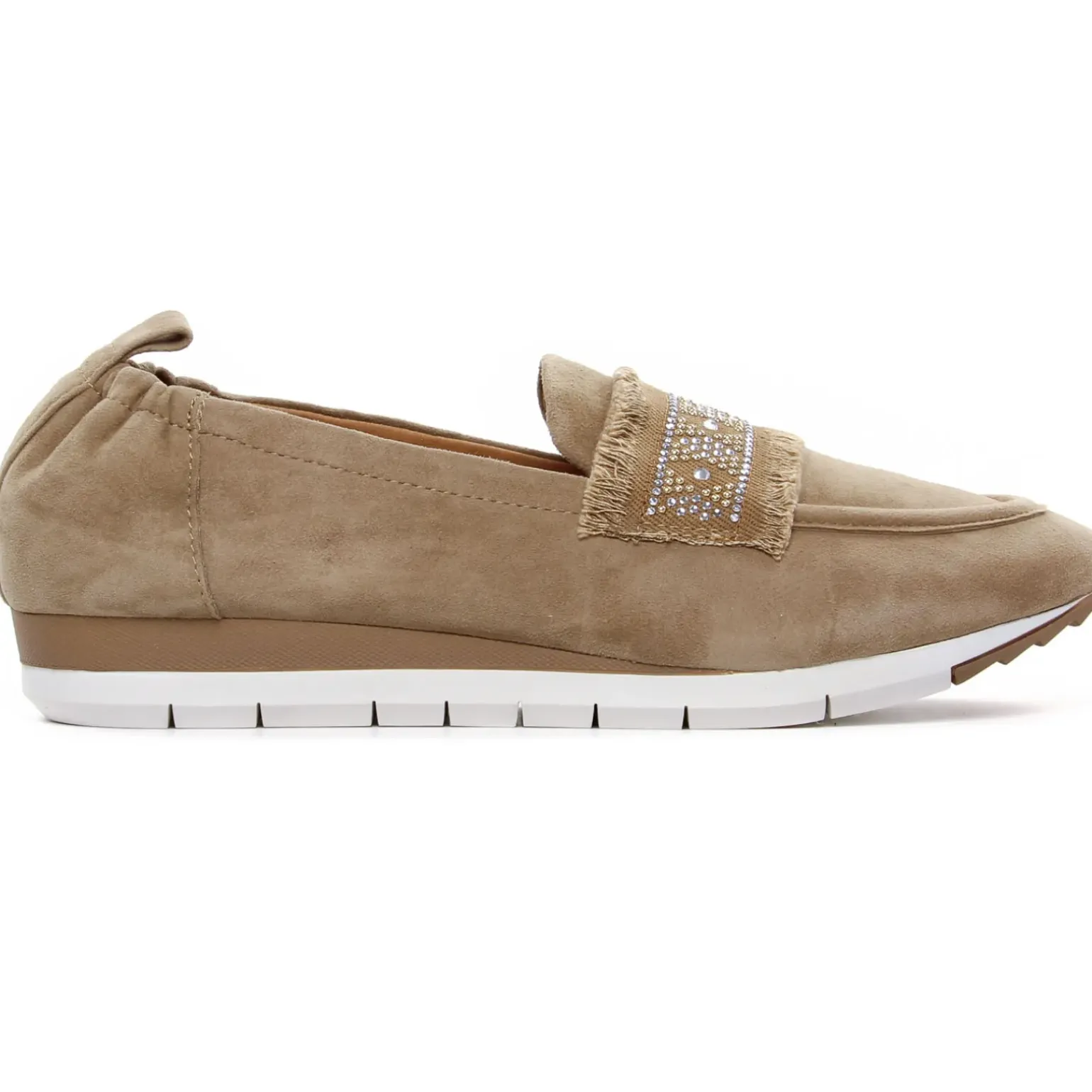 Mocassins Fugitive Venus Velour Beige
