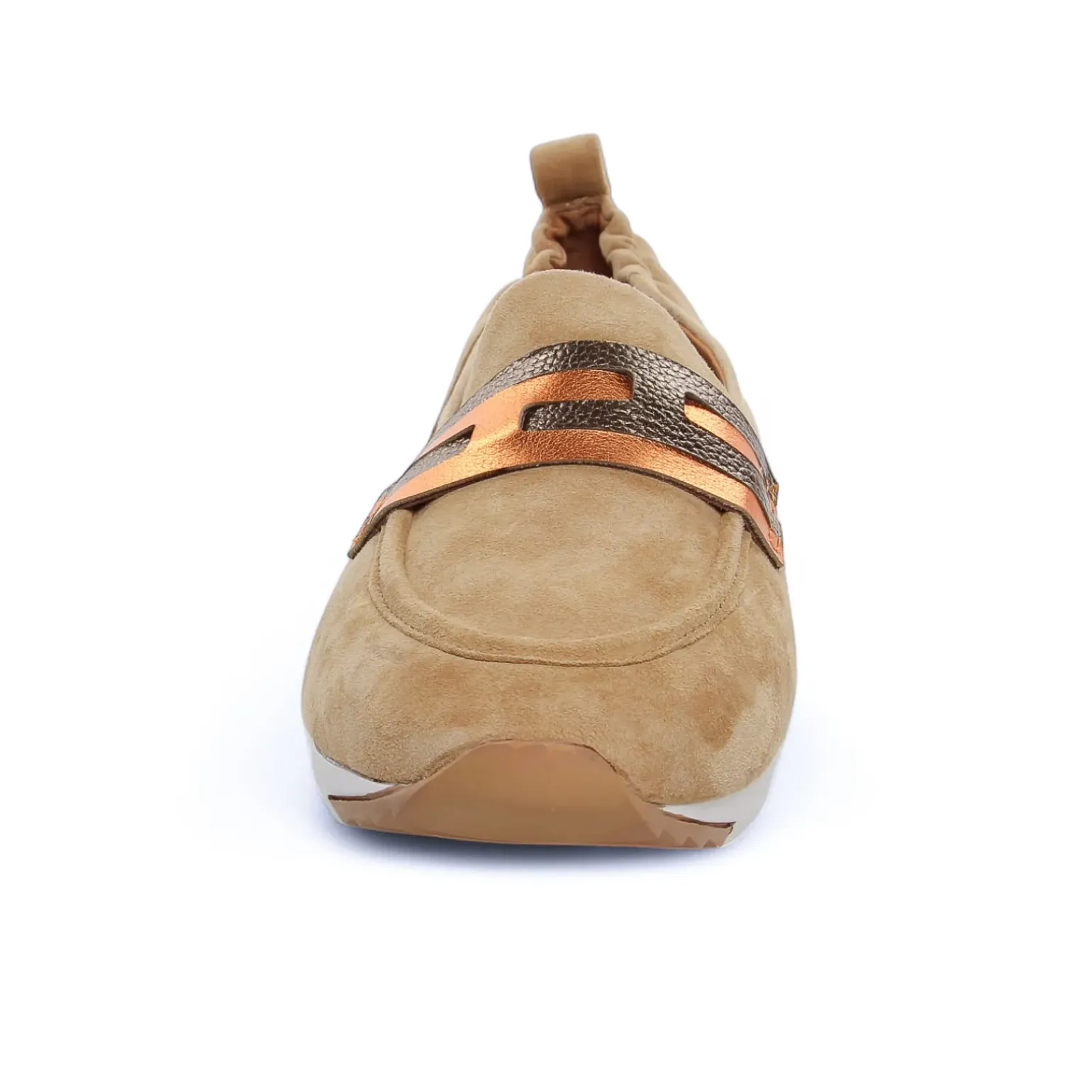 Mocassins Fugitive Venutz Velour Tan