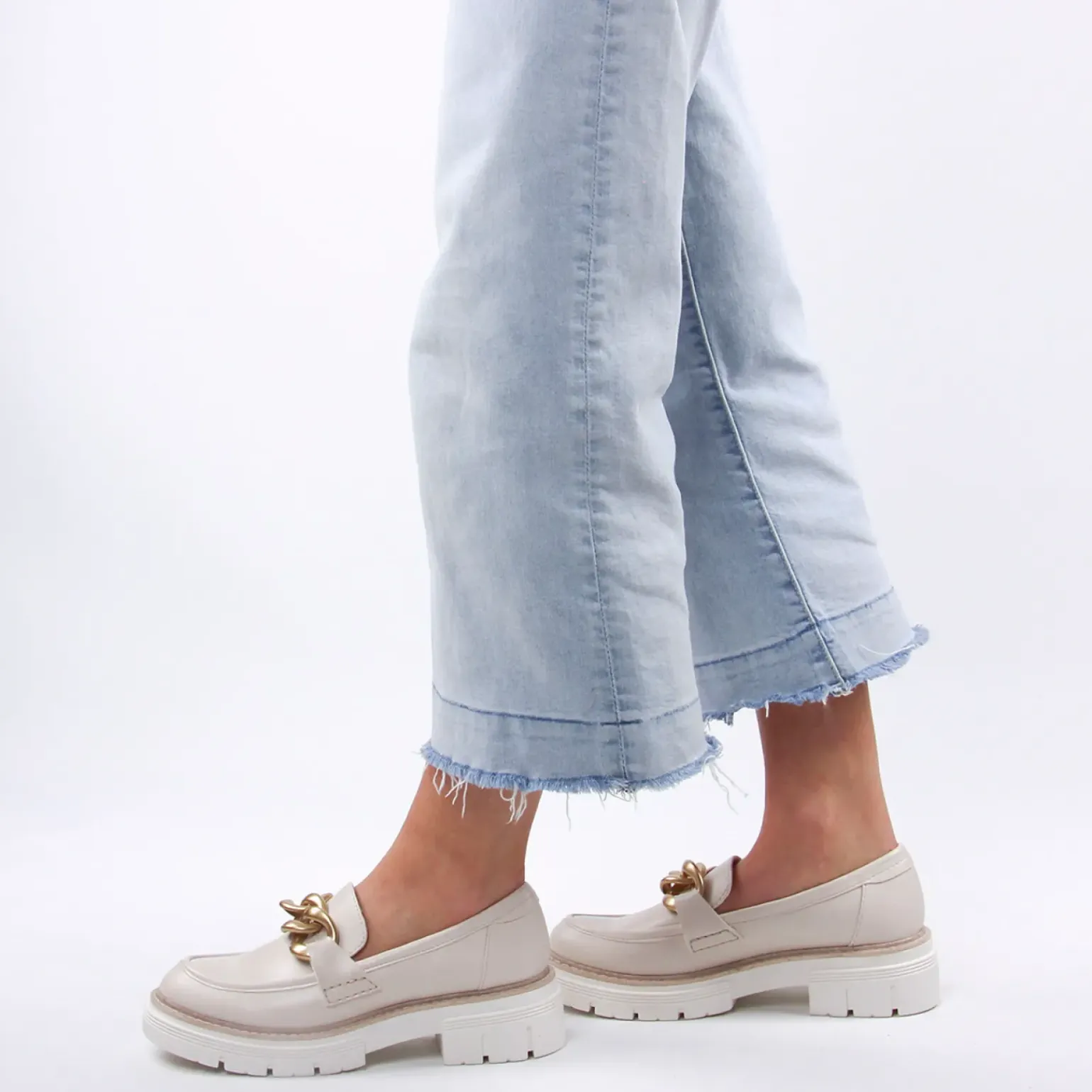 Mocassins Marco Tozzi 24705 Cream Gold