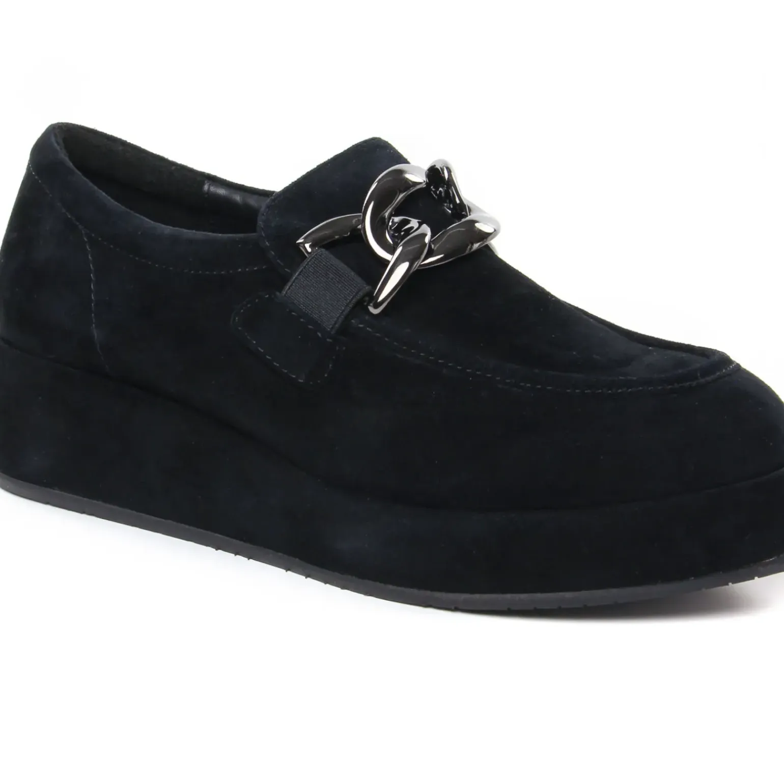 Mocassins Plateforme Adige Neuf Noir