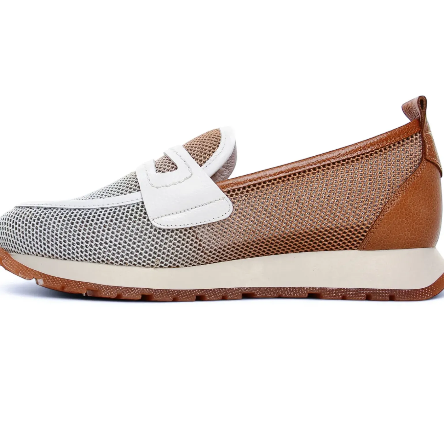 Mocassins Plateforme Hispanitas Borneo White Brown