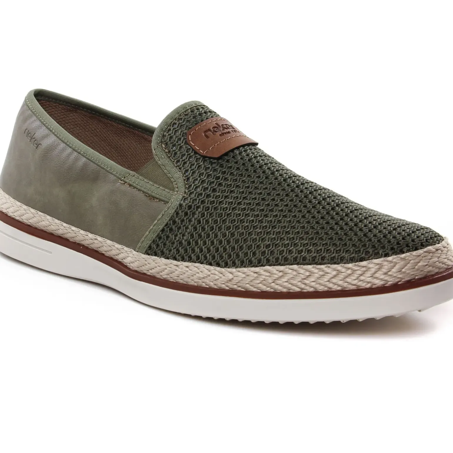 Mocassins Rieker B2366-54 Vert Olive