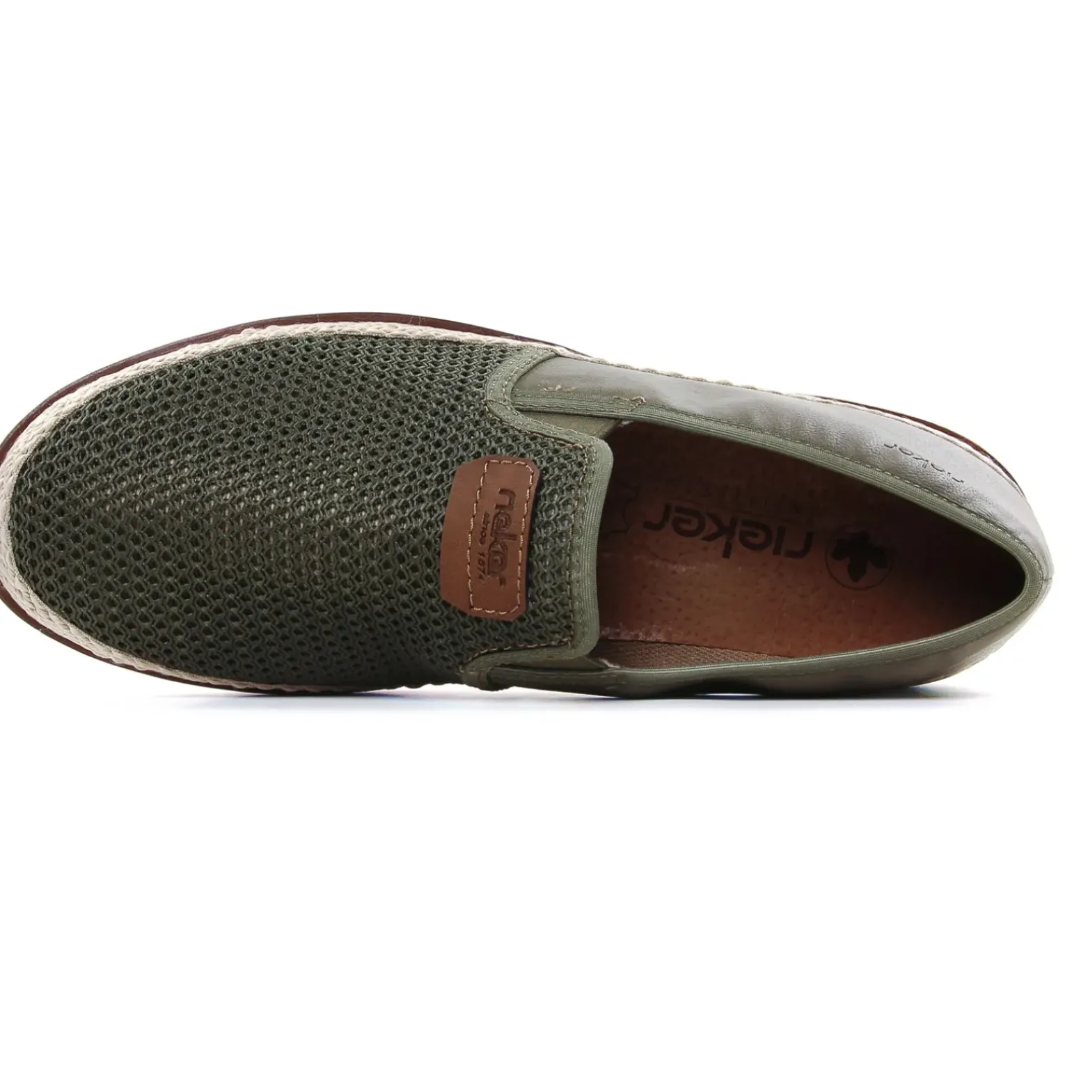 Mocassins Rieker B2366-54 Vert Olive