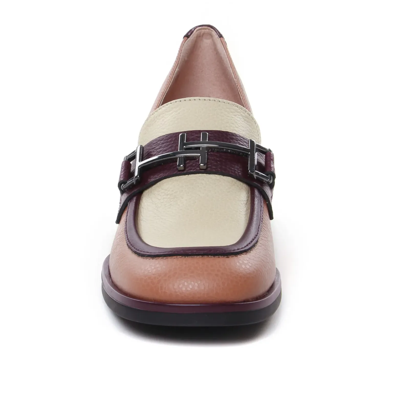Mocassins Trotteurs Hispanitas CHI243550 Beige Blanc