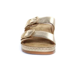 Mules Coco Et Abricot Essigny Gold