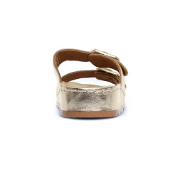 Mules Coco Et Abricot Essigny Gold