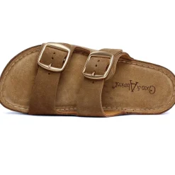 Mules Coco Et Abricot Essigny Tan