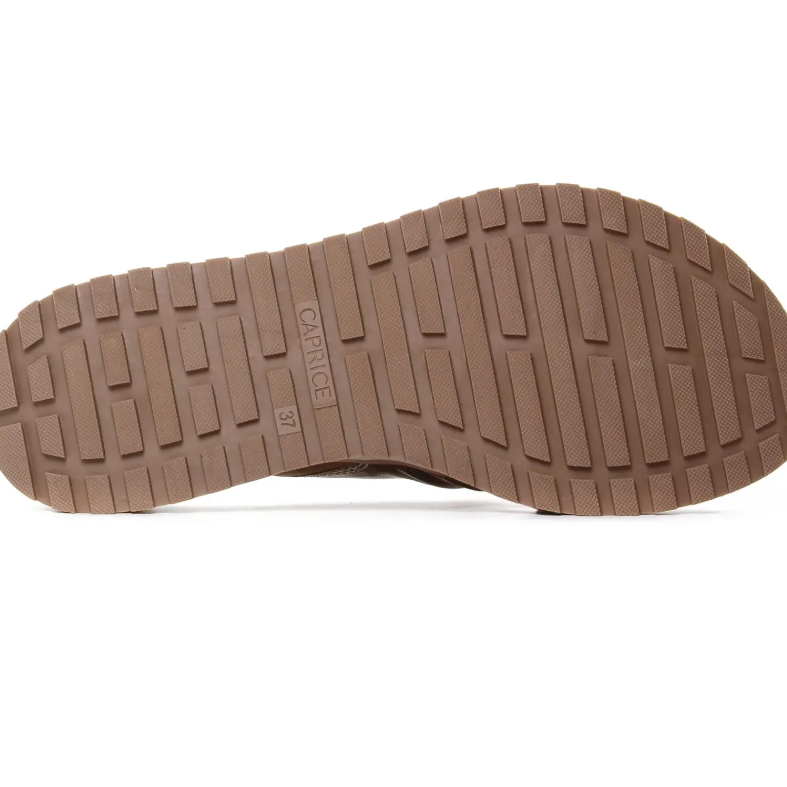 Mules Compensées Caprice 27202 Taupe Metallic