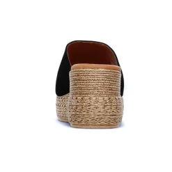 Mules Compensées Eva Frutos 3767 Negro