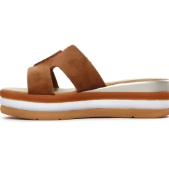 Mules Compensées Marco Tozzi 27246 Cognac
