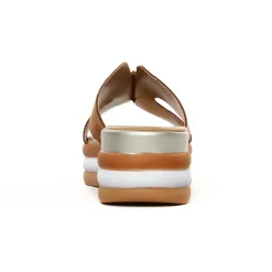Mules Compensées Marco Tozzi 27246 Cognac
