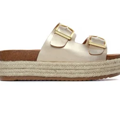 Mules Compensées Mtng Perla 51902 Gold