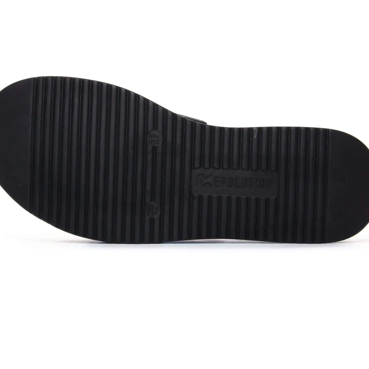 Mules Compensées Rieker W0803-00 Noir