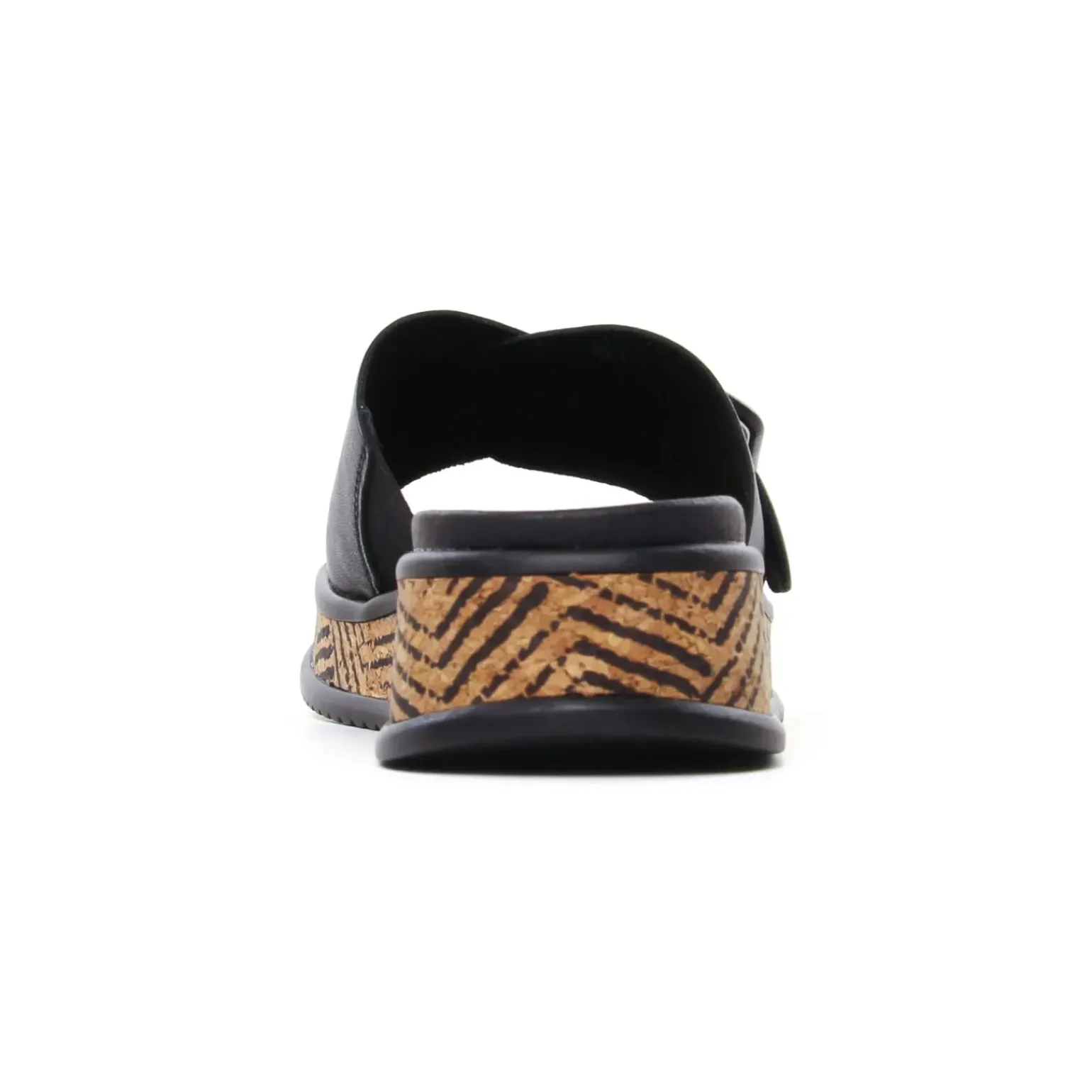 Mules Compensées Rieker W0803-00 Noir