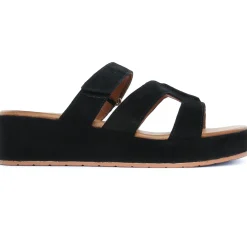 Mules Compensées Scarlatine Gafeau Noir