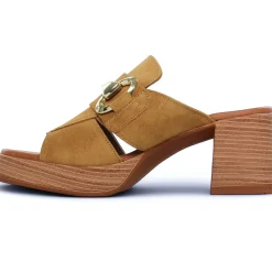 Mules Dorking D9284 Calf Camel