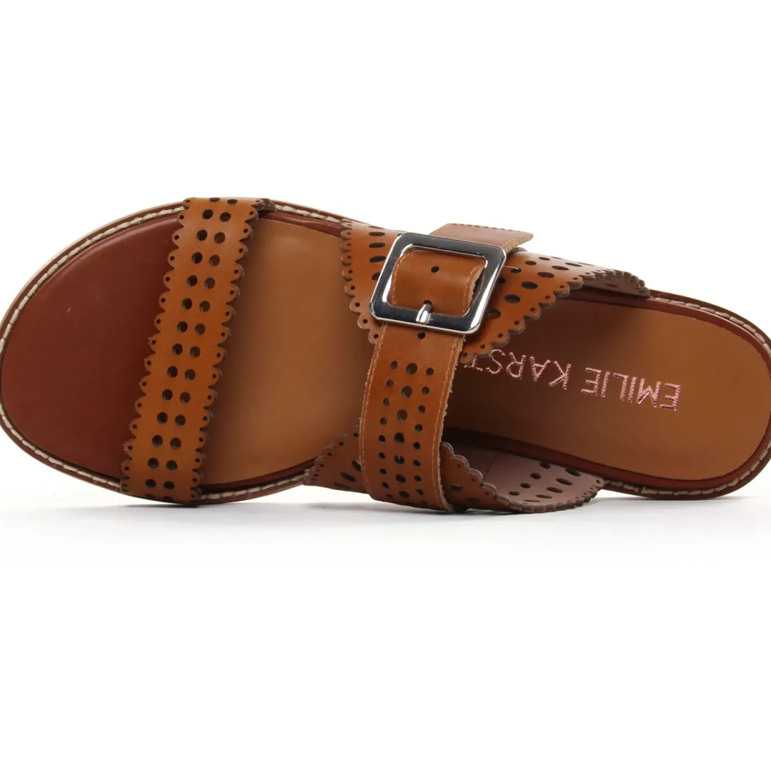 Mules Emilie Karston Xana Cognac