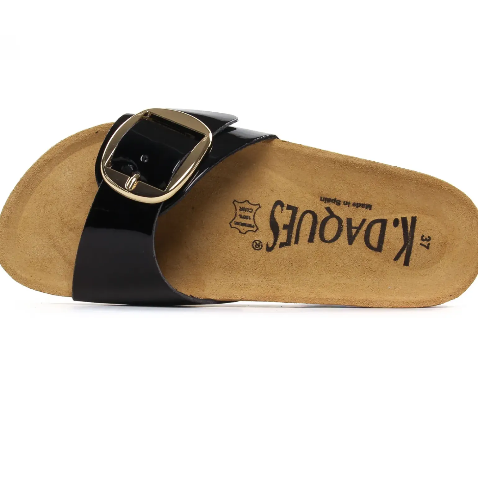 Mules K Daques Roca Vernis Noir