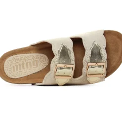 Mules Mtng Lin 54085 Beige Or