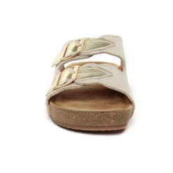 Mules Mtng Lin 54085 Beige Or