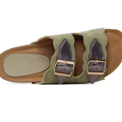 Mules Mtng Lin 54085 kaki bronze