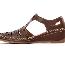 Nu-Pieds Compensés Altex Frida Marron