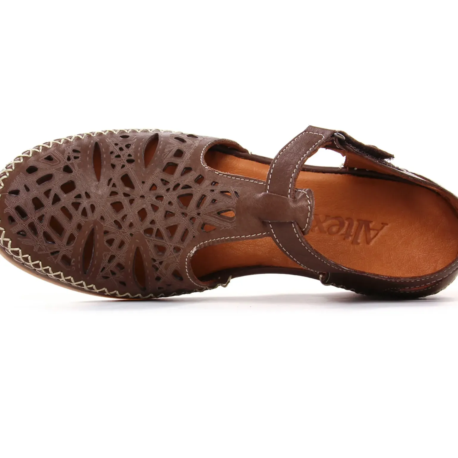 Nu-Pieds Compensés Altex Frida Marron