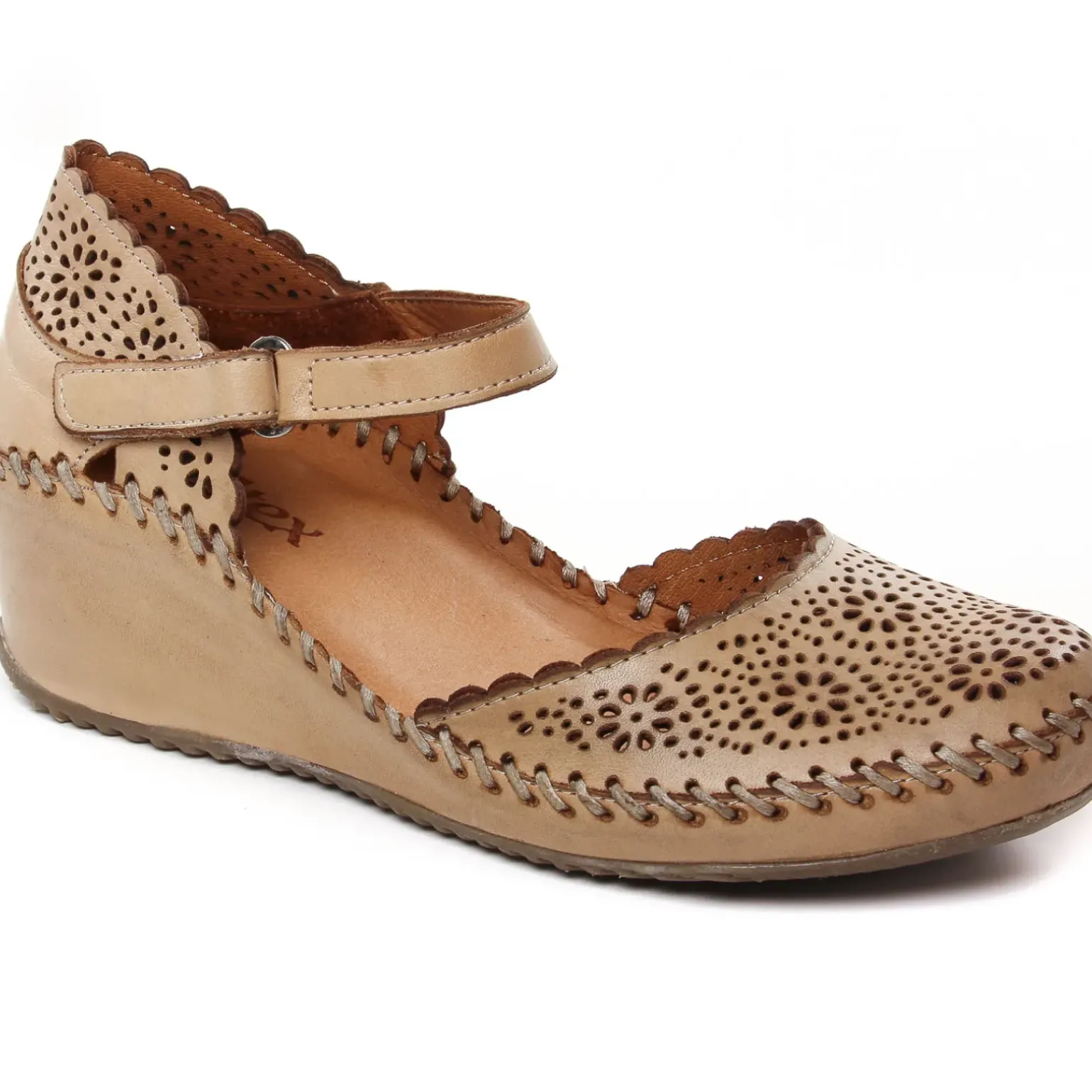 Nu-Pieds Compensés Altex Valma Brun
