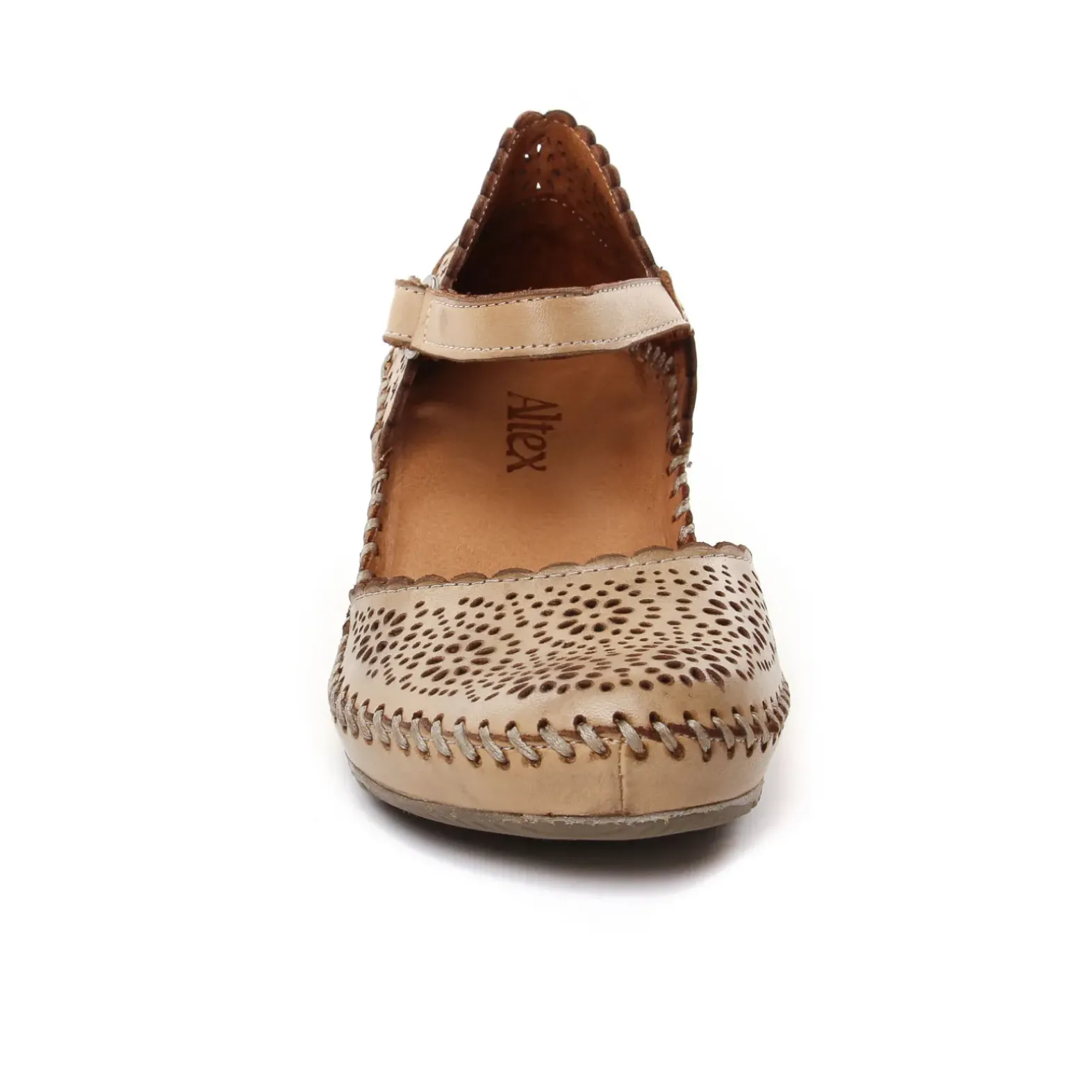 Nu-Pieds Compensés Altex Valma Brun