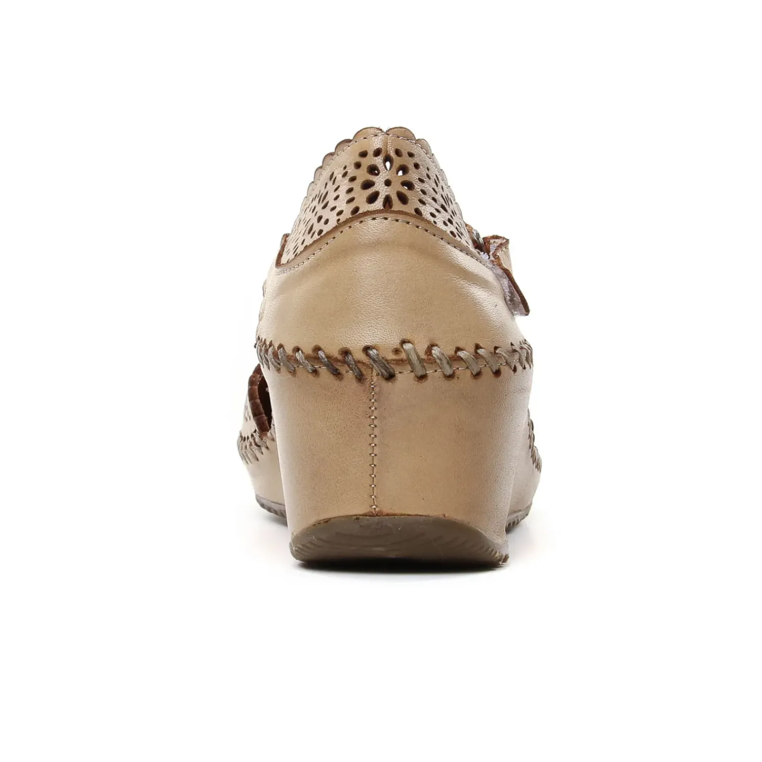 Nu-Pieds Compensés Altex Valma Brun