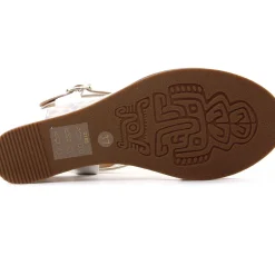 Nu-Pieds Compensés Fugitive Irdil Blanc