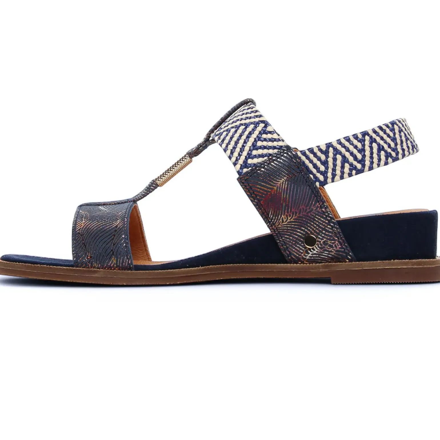 Nu-Pieds Compensés Mamzelle Obole Navy